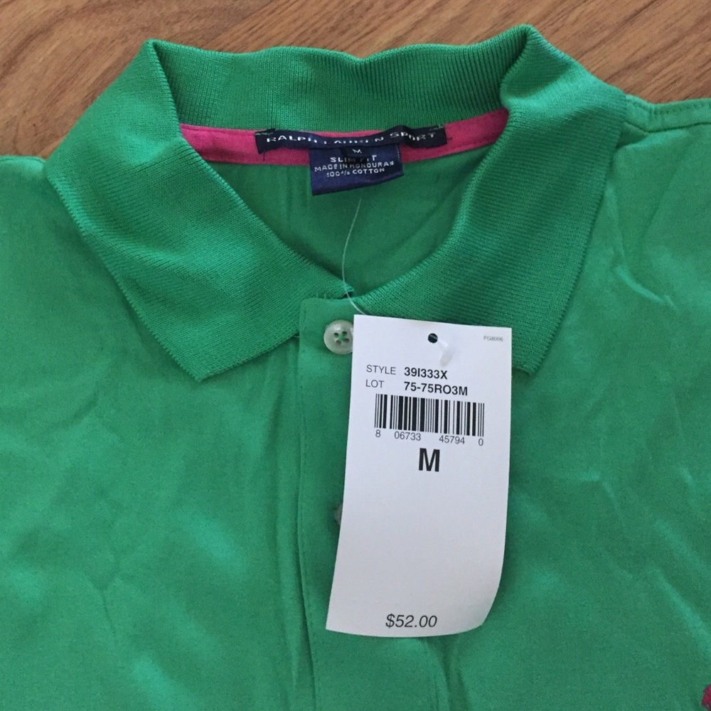 Ralph Lauren Polo Shirt Slim Fit Size Medium NWT